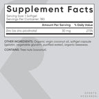 Sports Research High Potency Zinc Picolinate 30mg with Organic Coconut Oil | Highly Absorbable Zinc Supplement for Healthy Immune & Enzyme Function - Non-GMO Tested & Gluten-Free (180 Liquid Softgels)