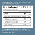 SFH Fish Oil 3400mg Omega 3 Liquid | Omega 3 Fish Oil Supplement with EPA DHA + Vitamin D3 1000 IU | Natural Orange Flavor | Wild Alaskan Pollock | 8 fl oz