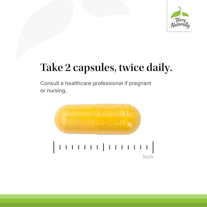 Terry Naturally Healthy Feet & Nerves - Herbal Supplement with Bioactive Vitamin B12 - Circulation & Nerve Health Support Supplement - Vegan Capsules with Boswellia Serrata - 120 Capsules (Pack of 2)
