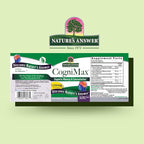 Nature's Answer CogniMax 1330mg Supplement Blend 60-Capsules | Natural Memory, Concentration and Focus Support | Non-GMO, Vegan, Gluten Free | Single Count