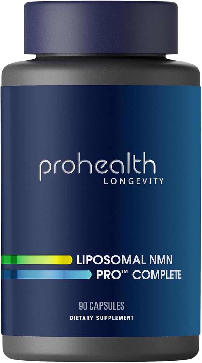 Liposomal NMN Pro Complete™ (90 Capsules) - Liposomal Uthever® NMN, Trans-Resveratrol, TMG