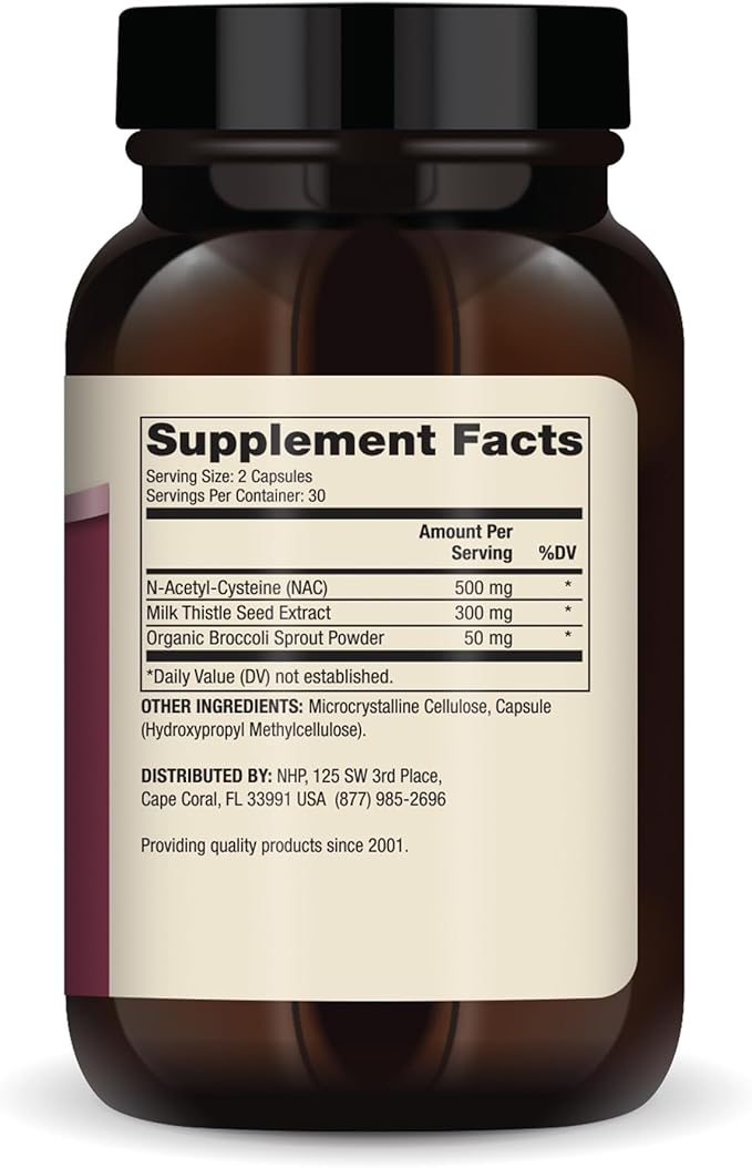 Dr. Mercola NAC with Milk Thistle - with Antioxidants - Supports Normal Detoxification Processes - 500 mg N-Acetyl-Cysteine per Serving - Non-GMO, Gluten-Free & Soy Free - 60 Capsules (30 Servings)