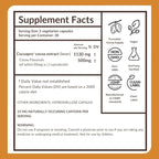 CocoaVia Cardio Health Supplement, 60 Day, 500mg Cocoa Flavanols, Support Heart Health, Boost Nitric Oxide, Blood Circulation, Energy, Vegan, Dark Chocolate, 120 Capsules