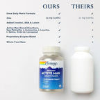 SOLARAY Once Daily Active Man Multivitamin - Cellular Energy and Immune Support Supplement w/Vitamin D, Vitamin C, B12, B6, Zinc, Lutein, Digestive Enzymes, Whole Foods, 60-Day Guarantee, 90 Servings
