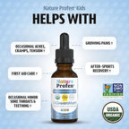Dr. Green Mom Nature Profen Natural Relief for Infants & Kids | USDA Organic Herbal Drops for Teething, Growth Spurts, and Occasional Discomfort | Natural Child & Baby Comfort Aid