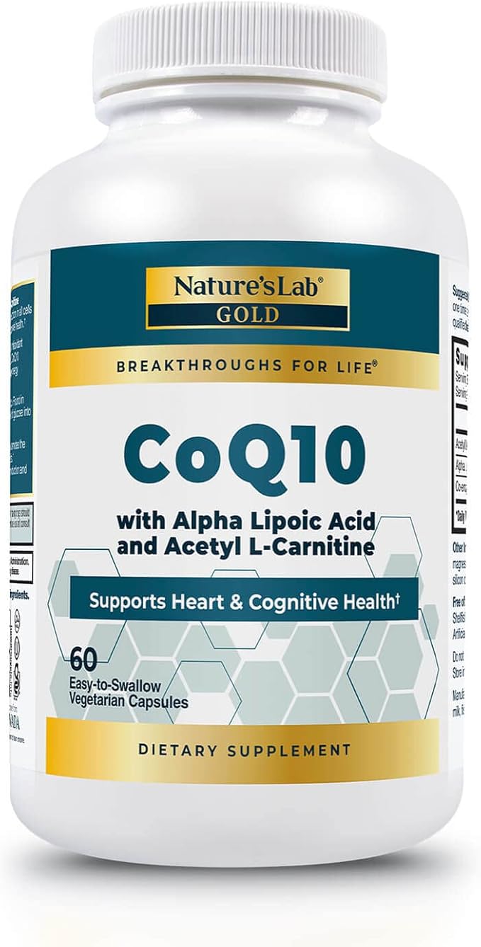 Nature's Lab CoQ10 + Alpha Lipoic Acid + Acetly L Carnitine & One Daily Multivitamin