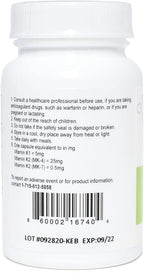 30.5 milligrams of Ks, 2 milligrams Astaxanthin