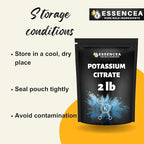 Potassium Citrate Powder 2LB by Essencea Pure Bulk Ingredients | 100% Potassium Citrate | Premium Quality Supplement (32 Ounces) [Packaging May Vary]