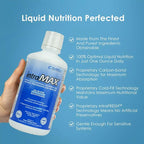 intraMAX Organic Liquid Multivitamin, Non GMO, Dairy Free, Gluten Free, Magnesium, Vitamin D, C and E, Zinc (32 oz., Peach Mango)