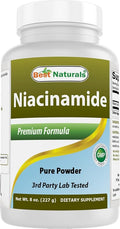 Best Naturals Niacinamide (Vitamin B3) Pure Powder 8 OZ