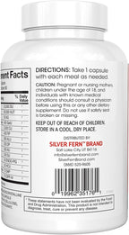 Silver Fern Brand Ultimate Digestive Enzyme Supplement - 4 Bottles - High Potency, Multi Enzyme - Digestive Comfort & Food Tolerance - Amylase, Protease, Cellulase, More
