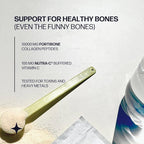 Sparkle Wellness FORTIBONE Bioactive Collagen Peptides | Collagen Powder Supplement with Nutra C Buffered Vitamin C for Bone Health | Bone Mineral Boost (Orange) [30 Serves]