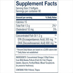 Wiley's Finest Wild Alaskan Fish Oil Peak DHA - 900mg EPA and DHA Omega-3s - 180 Softgels (90 Servings)