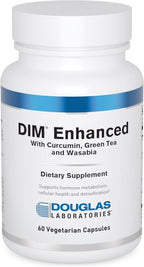 Douglas Laboratories DIM Enhanced - Supports Hormone Balance, Cellular Health & Detox* - With Antioxidants, Green Tea Extract & Wasabia - 60 Vegetarian Capsules