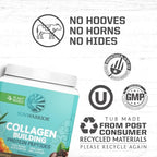 Vegan Collagen Protein Powder for Women Silica Plant Based Collagen Powder Coffee Flavor with Vegan Hair Skin and Nails Vitamins Non-GMO No Added Sugar Soy Dairy & Gluten Free (Coffee, 20 Servings)