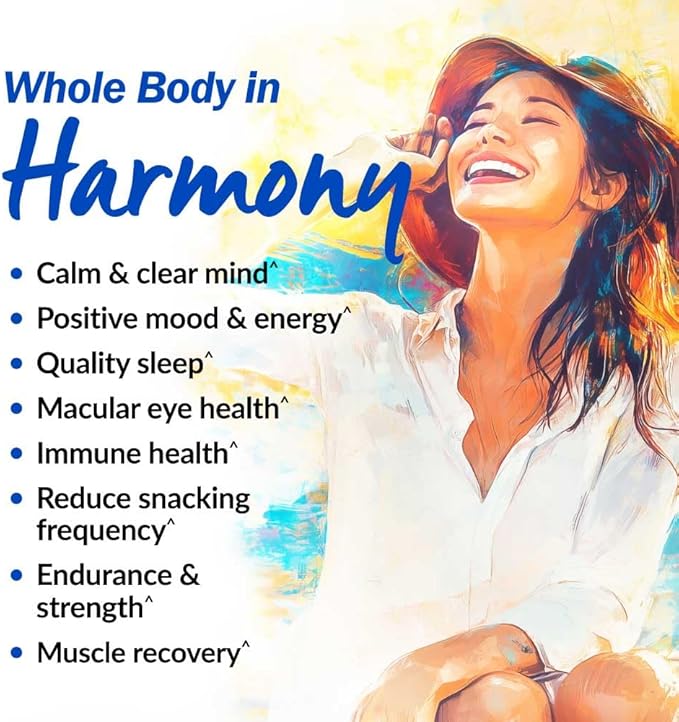 LABO Nutrition Happy Calm with KSM-66 Ashwagandha 5% Withanolides, Saffron Extract and Black Pepper Extract for Stress Relief, Energy, Quality Sleep & Relaxation, Non GMO 90 Veggie Capsules