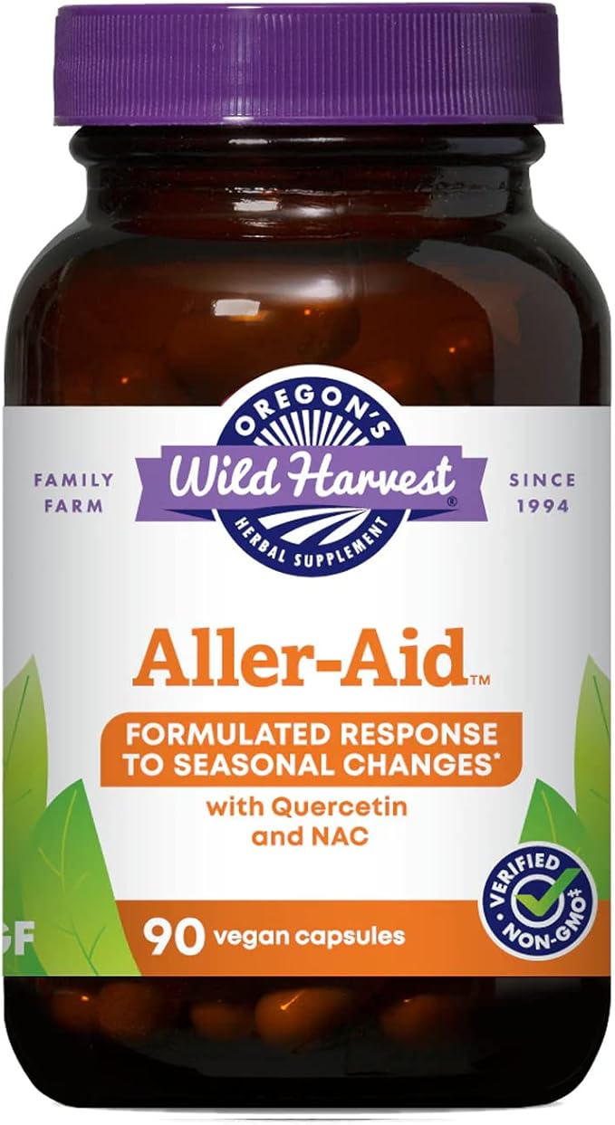 Oregon's Wild Harvest Aller-Aid with Quercetin Supplement, 90 Count