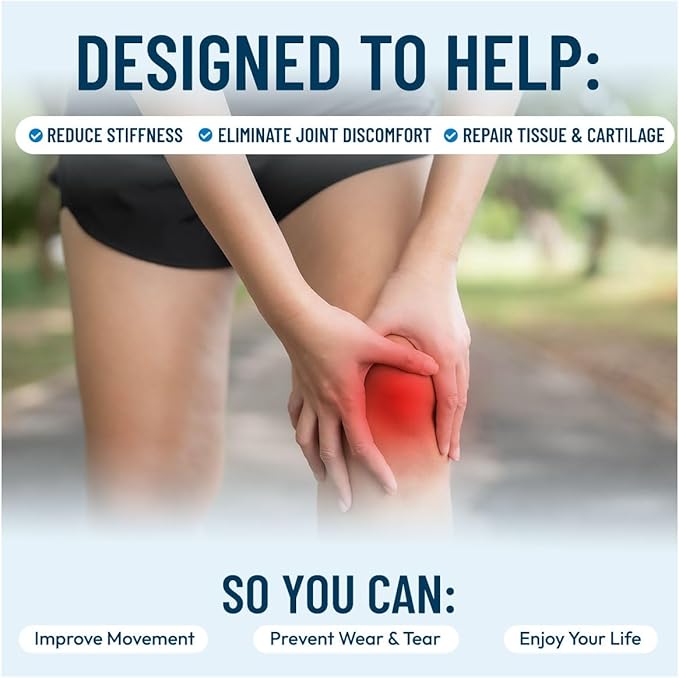 Advanced Bone & Joint Support Supplement | Promotes Healthy Joint Function & Relief from Joint Discomfort | Enhance Cartilage Flexibility & Range of Motion - 120 Count (Pack of 3)
