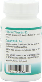 Allergy Research Group Nutricology Niacin Supplement - Vitamin B3 for Men & Women, Niacin with Flush, Nicotinic Acid, NAD, 250mg Vegetarian Capsules - 90 Count