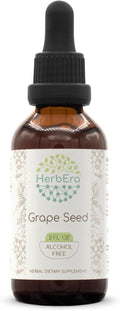 Grape Seed B60 Alcohol-Free Herbal Extract Tincture, Concentrated Liquid Drops Natural Grape (Vitis Vinifera) Dried Seed (2 fl oz)