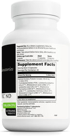 DAVINCI Labs Mega Probiotic ND - Non-Dairy Probiotic Supplement Supports Gut, Digestive & Brain Health* - Gut Health Support Supplement with Non-Dairy Complex* - 120 Vegetarian Caps