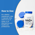 Nutricost NAD+ Supplement 1,000mg per Serving,120 Capsules (Nicotinamide Adenine Dinucleotide) - 60 Servings, Gluten-Free, Vegan (Pack of 2)