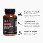 ENDUR-ACIN - Niacin B3 - ER (Extended Release) 250 mg - Nicotinic Acid - Healthy Heart & Cholesterol Balance Supplement - Low-Flush High-Potency Niacin with 4–8 HR Timed-Release Matrix - 100 Tablets