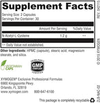 XYMOGEN NAC - 1200 mg per Serving - N-Acetyl-Cysteine Antioxidant Amino Acid - Supports Antioxidant Activity - Vegetarian, Non-GMO & Gluten Free - 60 Capsules