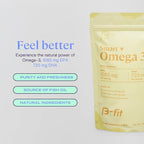 B-FIT Omega 3 Fish Oil - 180 Odorless Softgels from Norwegian Salmon - Heart, Brain & Joint Support- 1800 mg with 1080 mg EPA & 720 mg DHA - 60-Day Supply