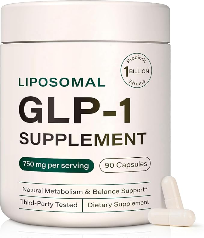 GLP-1 Supplement Support - GLP-1 Support Complex & GLP Activate Natural Formula for Metabolic Balance, Supports a Healthy Lifestyle and Fitness Goals - 90 Capsules