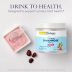 SOLARAY D-Mannose with CranActin Cranberry AF Extract Powder, 2000 mg, 400 mg of Cranberry Extract, Healthy Urinary Tract Support, Organic Natural Flavors, 30 Servings, 8 oz