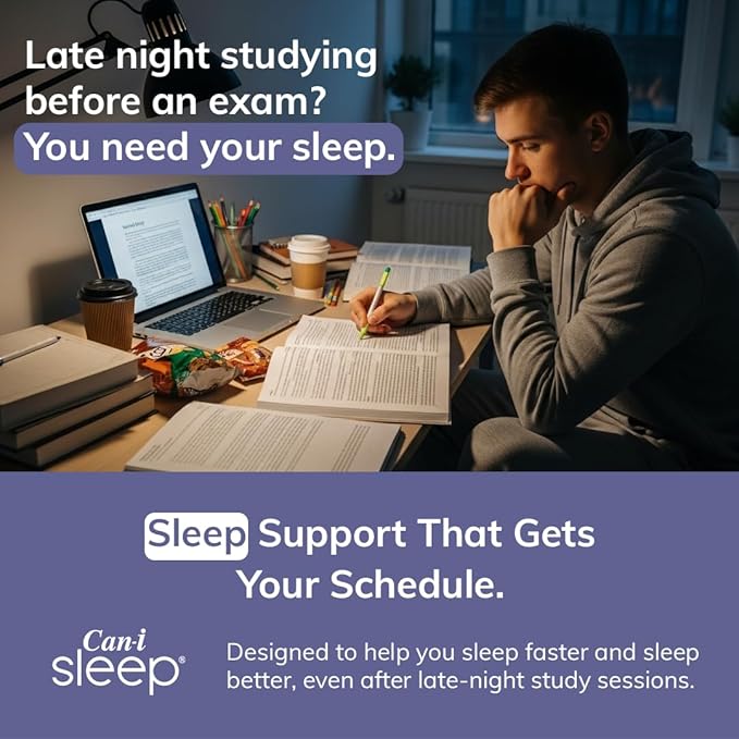 Can-i Sleep Aid Spray for Adults – Fast-Acting Sleep Spray for Sleeplessness, Travel & Students – Fall Asleep Fast & Stay Asleep – Melatonin Spray with GABA & 5-HTP – 180 Servings (6 Pack)