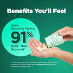 H-PROOF The Anytime You Drink Vitamin, Liver Health & Immunity Support with Electrolytes, Milk Thistle, and Vitamins B & C - 40 Chewable Tablets (20 Servings), Vegan, Black Cherry