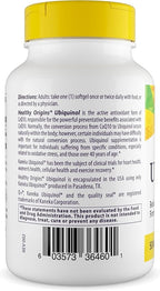 Healthy Origins Ubiquinol (Active Form of CoQ10), 50 mg - Ubiquinol Supplements for Heart Health & Antioxidant Support - Gluten-Free & Non-GMO Supplement - 150 Softgels