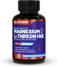 Magnesium L-Threonine Capsules, Threonine Magnesium Supplement, 1900mg Magnesium L-Threonine, Non GMO, Gluten Free - 120 Veg Capsules