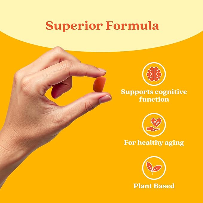 BeLive Organic Omega 3 Gummies - 300 Ct I Vegan Omegas 3 6 7 & 9 from Flaxseed Oil & Sea Buckthorn Fruit Oil, for Kids & Adults, Full Body, Brain & Eye Support, Sugar Free – Peach Flavor