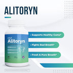 Alitoryn – Oral Probiotic & Prebiotic Supplement with Lactobacillus, Bifidobacterium & Inulin Fiber – Sugar-Free, Non-GMO Formula – Made in USA – 30 Tablets, 1 Month Supply