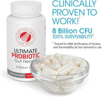 Silver Fern Brand Ultimate Probiotic - Probiotics for Women & Men - 8 Billion CFU Spore-Forming Gut Health Supplement - DNA Verified, Vegan, Shelf-Stable, High Survivability - 60 Capsules