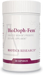 Biotics Research Bio K Mulsion™ Liquid Vitamin K Drops – 500 mcg/S + BioDoph-Fem™ Women’s Probiotic – Vaginal & Gut Health with Astarte & CLEPIUS, Shelf-Stable, 1 fl oz + 30 Caps