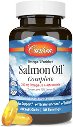 Carlson Labs Salmon Oil Complete Soft Gels, 60 Count