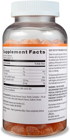 Amazon Basics Vitamin C Gummies, Sour Orange Flavor, 250 mg, 150 Count, Vegetarian, Immune Health Support (Previously Solimo)