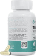 Tinnitus Relief Pills for Ear Ringing – Ear Tinnitus Relief for Ringing Ears with Flavonoids, B12 & Inositol – for Pain in Ears & Health Support – 180 Caplets – Daily Ear Ringing Relief Supplement
