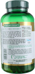 Nature's Bounty Fish Oil 1000 mg Omega-3, 220 Odorless Softgels (Pack of 3)