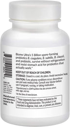 Biome Ultra Spore Probiotic + Prebiotic FOS (ProbioSEB CSC3) – 5 Billion CFU Per Capsule – Bacillus Coagulans, Subtilis & Clausii – Shelf-Stable Daily Probiotic for Gut & Microbiome Support – 30 Caps