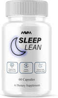 Sleep Lean Capsules, Official Sleep Lean Health and Wellness Supplement Capsules - Maximum Strength, All Natural Sleep Support for Calm and Relaxation, Premium Sleep Lean Support Reviews (60 Capsules)