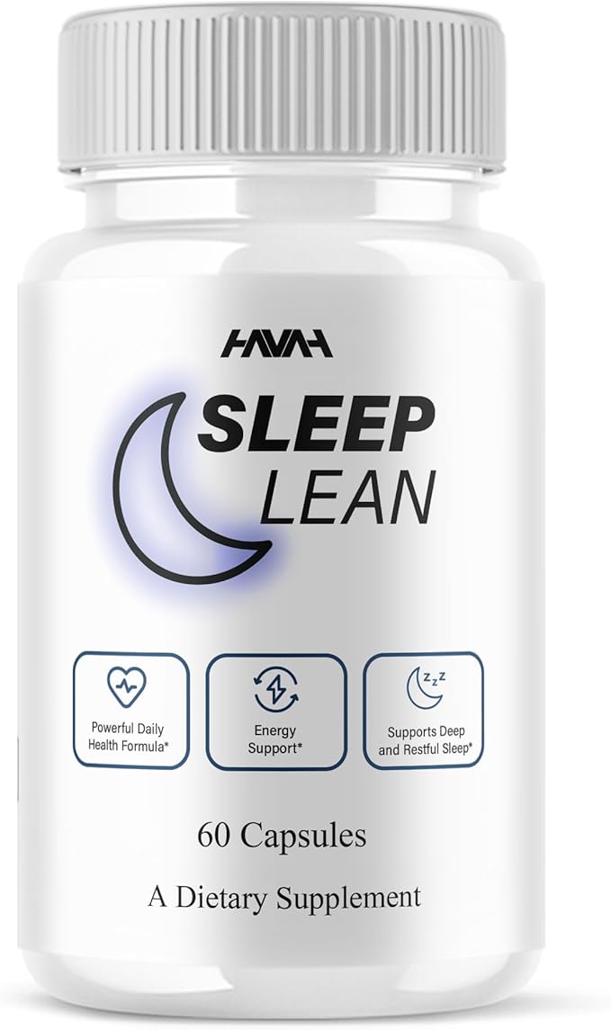 Sleep Lean Capsules, Official Sleep Lean Health and Wellness Supplement Capsules - Maximum Strength, All Natural Sleep Support for Calm and Relaxation, Premium Sleep Lean Support Reviews (60 Capsules)