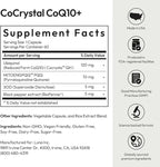 BIGVITA CoCrystal CoQ10 + 120 mg Ubiquinol – Ultra-Absorption Formula with PQQ, SOD & BioPerine – Supports Heart, Energy & Cellular Vitality – 60 Capsules - 2 Month Supply