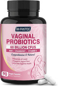 DRFOSTER Vaginal Probiotics for Women pH Balance with Prebiotics & Cranberry - Womens Probiotic Feminine Care Promote Healthy Vaginal Odor & Vaginal Flora, Support Gut Health & UTI - 90 Vegan Capsules