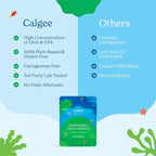Calgee Vegan Omega 3 Supplement, 450mg DHA & EPA Fatty Acids from Algae Oil, Plant-Based Fish Oil Alternative, Carrageenan-Free Softgels, Non-GMO, 120 Count