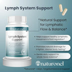 Lymph System Support (3 Pack) Natural Lymphatic Cleanse with D-Mannose, Cranberry, Hibiscus & Dandelion Extract | Non-GMO, Made in USA, GMP Certified - Lymphatic Drainage Supplements